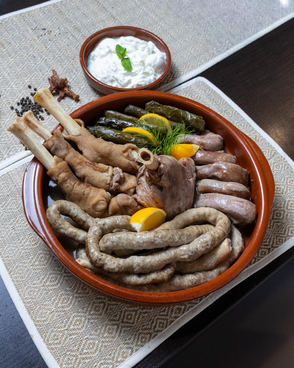 Sausages with Tongues platter
